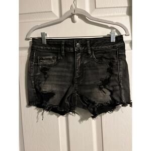 American Eagle women’s midi shorts, black size 6